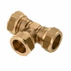 BONFIX messing knelkoppeling t-stuk 28, Ophalen of Verzenden, Nieuw