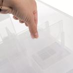 Kruzzel opbergbox 3 lagen 22 liter – transparante modulai., Huis en Inrichting, Keuken | Keukenbenodigdheden, Ophalen of Verzenden