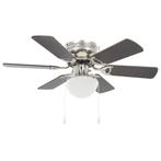 Plafondventilator 82cm Donkerbruin | retourdeal | 46% Kor..., Huis en Inrichting, Ophalen of Verzenden, Nieuw
