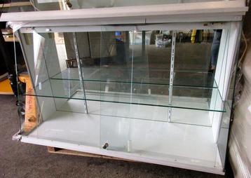 Opzet Display, Glazen vitrine met verlichting in 40cm, 80cm