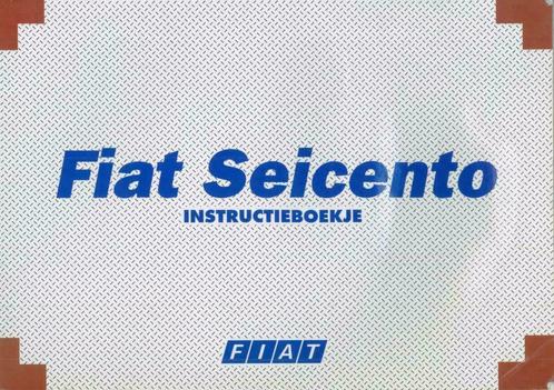 1999 Fiat Seicento Instructieboekje Nederlands, Auto diversen, Handleidingen en Instructieboekjes, Verzenden
