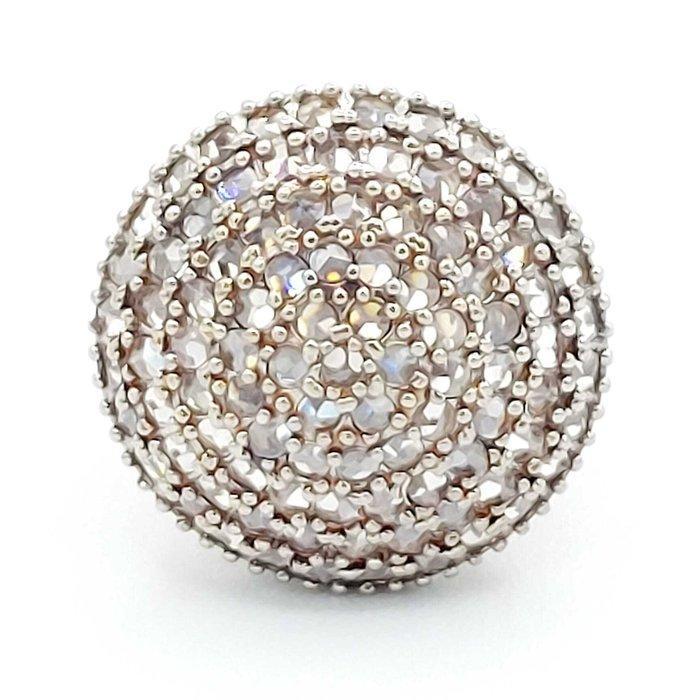 Zonder Minimumprijs - Ring - 9 kt. Geel goud, Zilver, Sieraden, Tassen en Uiterlijk, Ringen