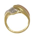 Ring - 18 karaat Geel goud, Roségoud, Witgoud - 0.08ct. tw., Nieuw