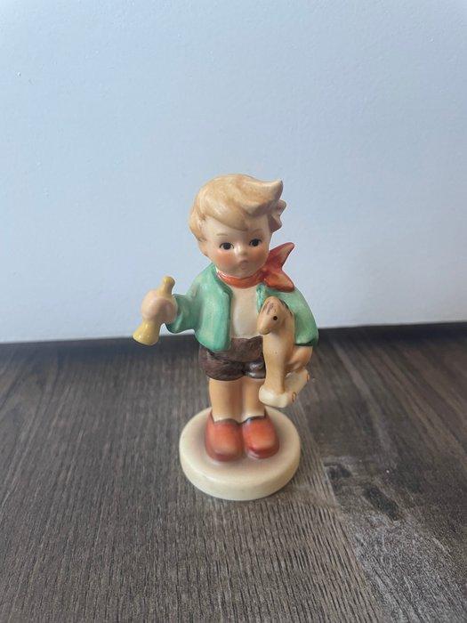 Goebel - M.I. Hummel - Beeldje, Jongen met houten paard -, Antiek en Kunst, Curiosa en Brocante