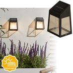 Solar Wandlamp - Vigo - 8 Lumen (tuinverlichting), Tuin en Terras, Buitenverlichting, Zonne-energie, Kunststof, Verzenden, Minder dan 50 watt