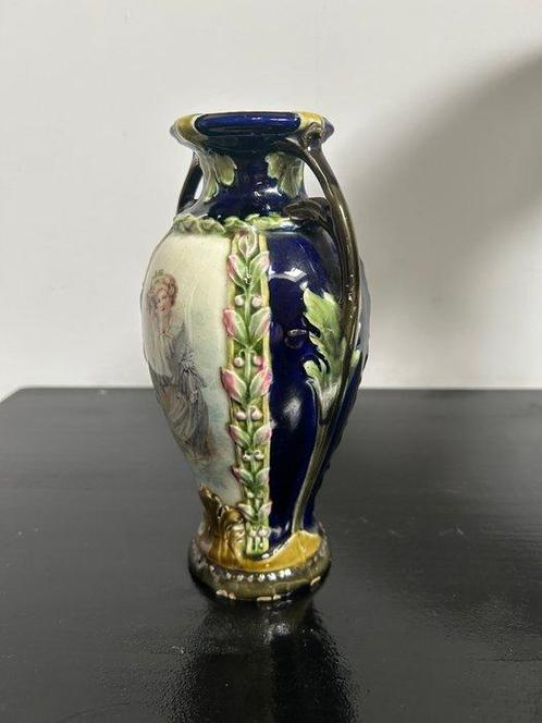 Vaas - Porselein - Art Nouveau portretvaas, Antiek en Kunst, Kunst | Designobjecten