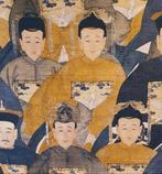 Zeldzaam Oosters linnen wandtapijt Ming-dynastie - 150x140cm
