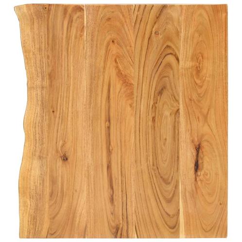 vidaXL Wastafelblad 58x52x3,8 cm massief acaciahout, Doe-het-zelf en Verbouw, Sanitair, Nieuw, Verzenden