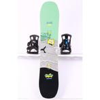 120 kinder snowboard SALOMON GRAIL, Black/turquoise, FLAT/Ro, Sport en Fitness, Snowboarden, Verzenden, Gebruikt, Board