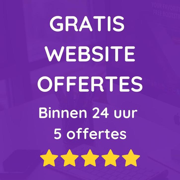 Website laten maken in Maastricht? Ontvang 5 gratis offertes, Diensten en Vakmensen, Webdesigners en Hosting, Domeinregistratie