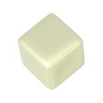 Knop Kubus zamak 20 mm mat messing, Ophalen of Verzenden, Nieuw