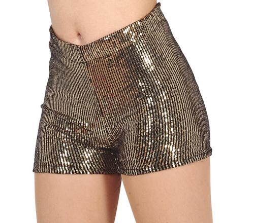 Gouden Glitter Broek L, Hobby en Vrije tijd, Feestartikelen, Nieuw, Verzenden