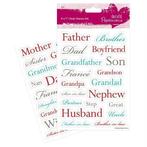 5 x 7&quot; Clear Stamps (2pk) - Relations, Verzenden, Nieuw