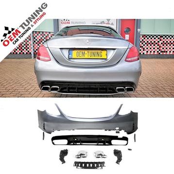 C63 AMG Achterbumper | W205 | C-CLASS | FACELIFT | CHROME | beschikbaar voor biedingen