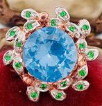 Zonder minimumprijs - Ring - 9 kt. Roségoud, Zilver, Nieuw