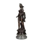 sculptuur, Classical marble - 68 cm - Brons, Marmer, Antiek en Kunst