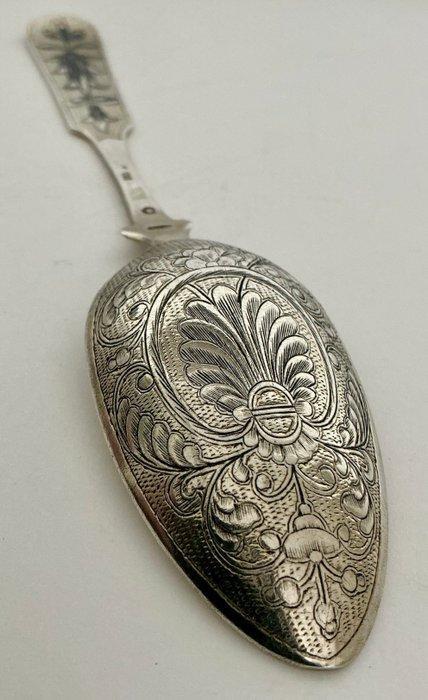 Tafelservies - .875 (84 Zolotniki) zilver - Niello versierde, Antiek en Kunst, Antiek | Goud en Zilver