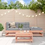 vidaXL 4-delige Loungeset massief douglashout, Verzenden, Nieuw, 4 zitplaatsen, Loungeset