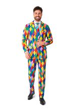 Regenboog Clown Pak Heren Suitmeister, Verzenden, Nieuw