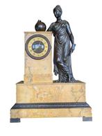 Klok - - Sienna Marble - 1800-1850, Antiek en Kunst