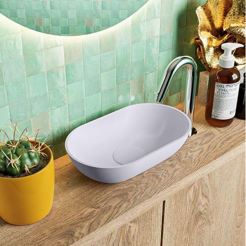 MONDIAZ POOLE solid surface opzetkom kleur Cale | Cale., Doe-het-zelf en Verbouw, Sanitair, Overige typen, Nieuw, Ophalen of Verzenden