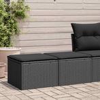 vidaXL 2-delige Loungeset met kussens poly rattan acacia, Verzenden, Nieuw, Rotan, Loungeset