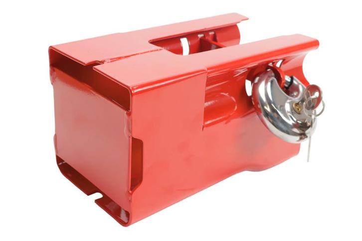 Disselslot koker Cantonal - rood - staal - incl. RVS, Auto diversen, Aanhangwagen-onderdelen, Ophalen of Verzenden