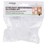 Benson Antislip siliconen stoelpoot beschermers - wit - s..., Ophalen of Verzenden, Nieuw