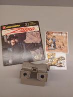 GAF 3 D Viewmaster + reels of Zorro und Rin Tin Tin