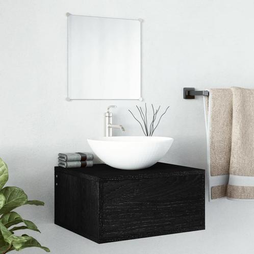Badkamermeubelset Bewerkt Hout | Tweedekansje | OP=OP, Huis en Inrichting, Badkamer | Badkamermeubels, 25 tot 50 cm, Nieuw, Wastafelkast