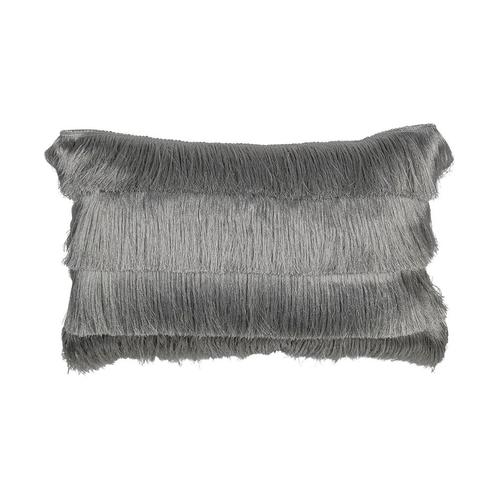 half kussen franjes zilver 30x50cm, Huis en Inrichting, Woonaccessoires | Overige, Verzenden