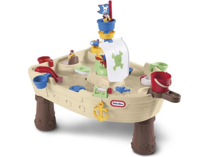 Little Tikes Piratenboot - Watertafel - Inclusief 2, Huis en Inrichting, Woonaccessoires | Overige, Zo goed als nieuw, Verzenden
