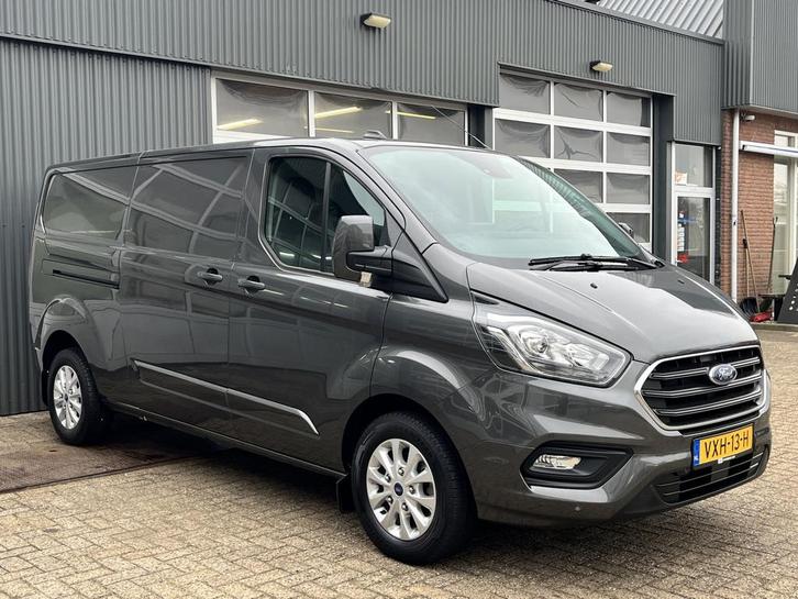 Ford Transit Custom 320 2.0 TDCI L2H1 Limited, Auto's, Bestelauto's, Onderhoudsboekje, Lease, Overige kleuren, Handgeschakeld