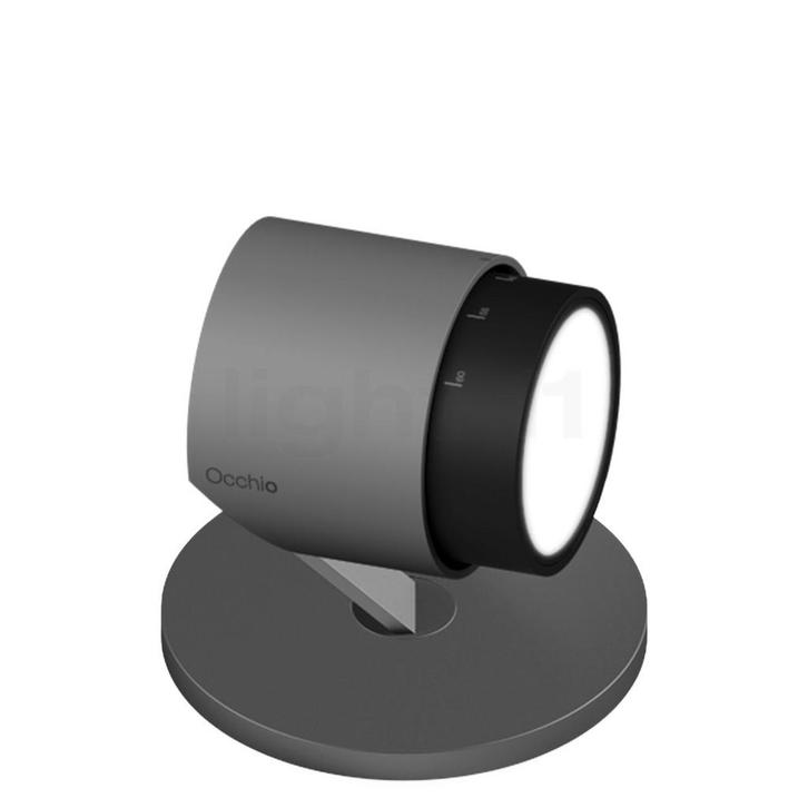 Occhio Lui Basso Zoom Tafellamp LED, kop chroom mat/body chr, Huis en Inrichting, Lampen | Tafellampen, Nieuw, Verzenden