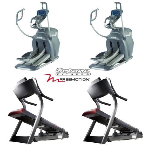 Octane fitness &amp; free motion set | complete set | cardio, Sport en Fitness, Fitnessapparatuur, Zo goed als nieuw, Verzenden