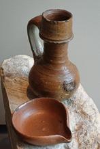 Middeleeuws Steengoed Juglet, and Oillamp from Raeren - 12