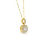Ketting met hanger - 18 karaat Geel goud - 1.21ct. tw., Sieraden, Tassen en Uiterlijk, Antieke sieraden