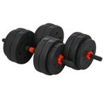 TRUUSK Halterset - 21x21x50 cm - Gietijzer - Gewicht: 10 kg, Sport en Fitness, Fitnessmaterialen, Verzenden, Nieuw