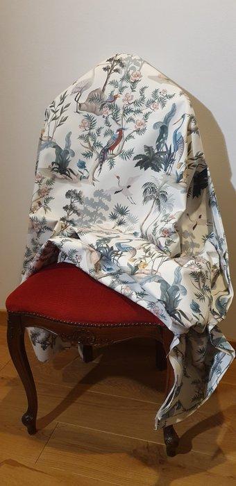 Exclusief Oriëntaals weefsel met vogels en pijnte -, Antiek en Kunst, Antiek | Kleden en Textiel