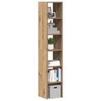 vidaXL Boekenkasten 2 st 30x30x80 cm bewerkt hout artisanaal, Verzenden, Nieuw