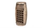 Shabby Chic wijnrek BODEGA 97cm naturel grenen wijnvat voor, Ophalen of Verzenden, Nieuw