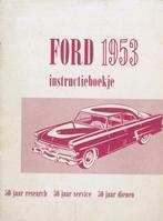 1953 Ford Instructieboekje Nederlands, Verzenden