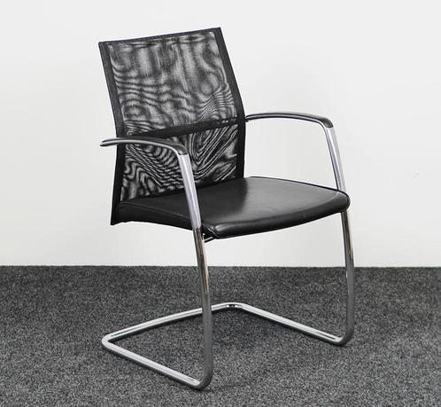 Comforto Art Collection Vergaderstoel Zwart, Huis en Inrichting, Stoelen, Zwart, Gebruikt, Ophalen of Verzenden