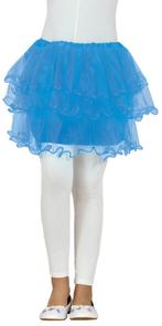 Blauwe Tutu Meisje Ruches 30cm, Verzenden, Nieuw