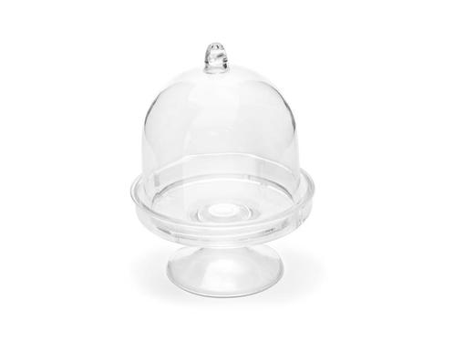 Cupcake Standaard Mini met Deksel Doorzichtig 7,5cm 3st, Hobby en Vrije tijd, Feestartikelen, Nieuw, Verzenden