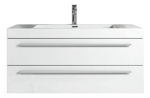 Badkamermeubel Set Rome 100 cm Wit Badmeubel, Huis en Inrichting, Badkamer | Badkamermeubels, Nieuw, Wastafelkast, Verzenden