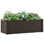 vidaXL Plantenbak hoog met zelfbewateringssysteem 100x43x33, Tuin en Terras, Bloembakken en Plantenbakken, Kunststof, 100 cm of meer