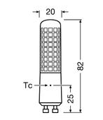 Osram LED buislamp GU10 7W 806lm 2700K helder dimbaar Ø2x.., Ophalen of Verzenden, Nieuw