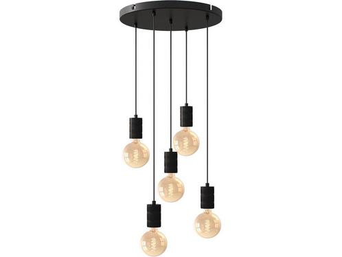 Calex Retro Plafondlamp - 5x E27 - Hanglamp Industrieel -, Huis en Inrichting, Woonaccessoires | Overige, Zo goed als nieuw, Verzenden