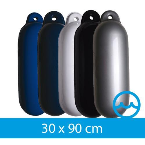 Drop Fender 30 x 90 cm-Zilver, Watersport en Boten, Accessoires en Onderhoud, Nieuw, Ophalen of Verzenden